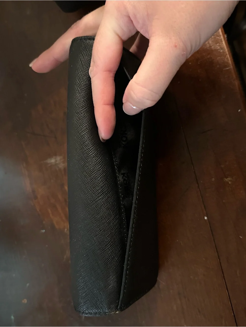 Michael Kors Black  Card Holder Wallet